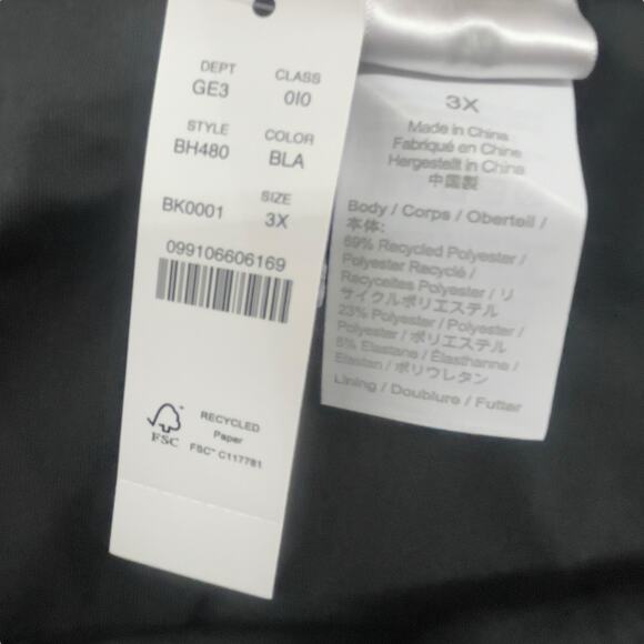 J Crew Scrunchie Bikini Bottom Black Hipster Size 3X BH480 New - Picture 4 of 5